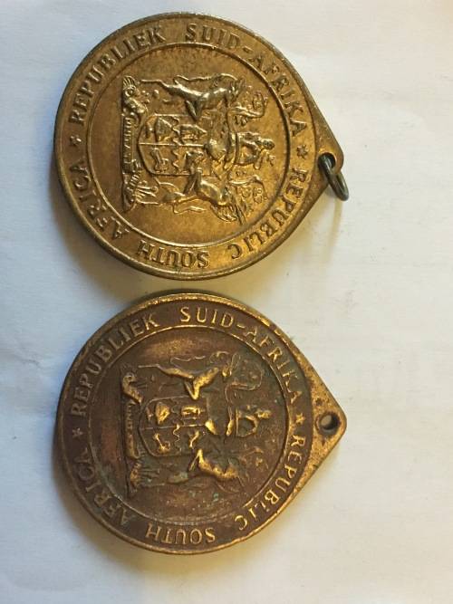 2 x Republic South Africa - 31-5-1961